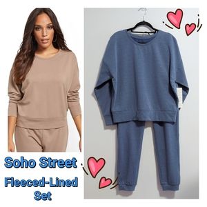 NY&Co. Soho Street Fleece Lined Sweatshirt & Jogger Set